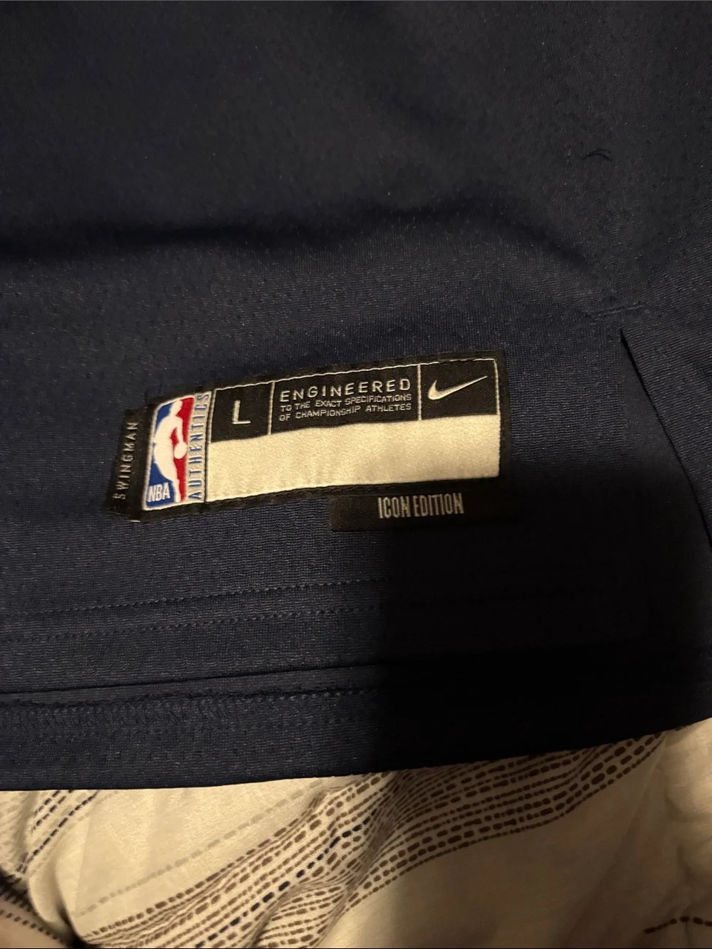 Nike Navy and Light Blue Memphis Grizzlies #12 Basketball Jersey Morant